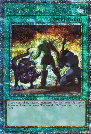 QUARTER CENTURY SECRET RARE A Hero Lives (Quarter Century Secret Rare) (RA04-EN087) - Quarter Century Stampede 1st Edition
