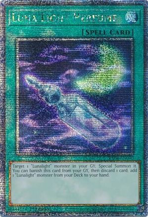 QUARTER CENTURY SECRET RARE Luna Light Perfume (Quarter Century Secret Rare) (RA04-EN090) - Quarter Century Stampede 1st Edition
