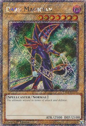 PLATINUM SECRET RARE Dark Magician (6th Art) (Platinum Secret Rare) (RA04-EN106) - Quarter Century Stampede 1st Edition