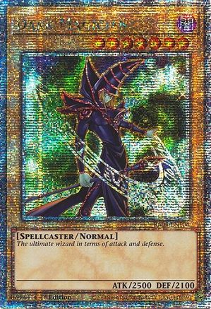 QUARTER CENTURY SECRET RARE Dark Magician (6th Art) (Quarter Century Secret Rare) (RA04-EN106) - Quarter Century Stampede 1st Edition