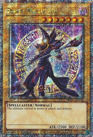 QUARTER CENTURY SECRET RARE Dark Magician (8th Art) (Quarter Century Secret Rare) (RA04-EN106) - Quarter Century Stampede 1st Edition