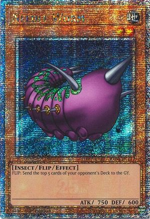 QUARTER CENTURY SECRET RARE Needle Worm (Quarter Century Secret Rare) (RA04-EN112) - Quarter Century Stampede 1st Edition