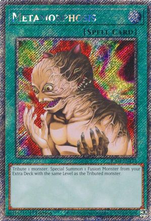 PLATINUM SECRET RARE Metamorphosis (Platinum Secret Rare) (RA04-EN123) - Quarter Century Stampede 1st Edition
