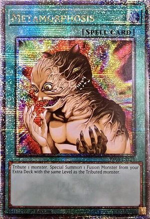 QUARTER CENTURY SECRET RARE Metamorphosis (Quarter Century Secret Rare) (RA04-EN123) - Quarter Century Stampede 1st Edition