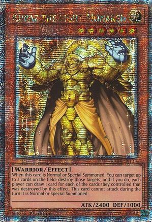 QUARTER CENTURY SECRET RARE Kuraz the Light Monarch (Quarter Century Secret Rare) (RA04-EN133) - Quarter Century Stampede 1st Edition