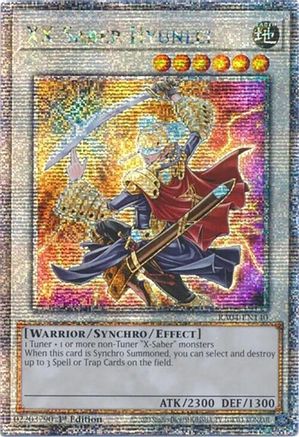 QUARTER CENTURY SECRET RARE XX-Saber Hyunlei (Quarter Century Secret Rare) (RA04-EN140) - Quarter Century Stampede 1st Edition