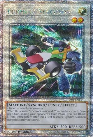 QUARTER CENTURY SECRET RARE Formula Synchron (Quarter Century Secret Rare) (RA04-EN143) - Quarter Century Stampede 1st Edition