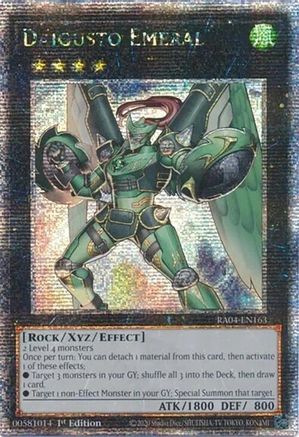 QUARTER CENTURY SECRET RARE Daigusto Emeral (Quarter Century Secret Rare) (RA04-EN163) - Quarter Century Stampede 1st Edition