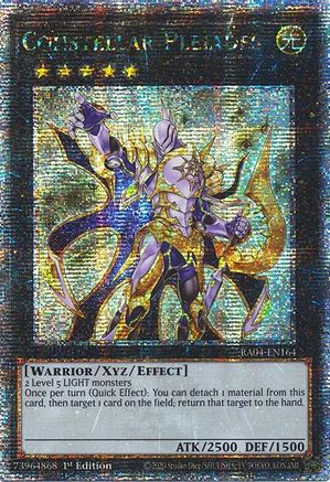 QUARTER CENTURY SECRET RARE Constellar Pleiades (Quarter Century Secret Rare) (RA04-EN164) - Quarter Century Stampede 1st Edition