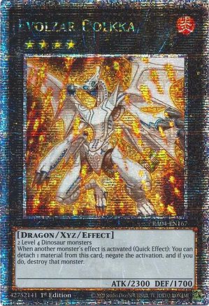 QUARTER CENTURY SECRET RARE Evolzar Dolkka (Quarter Century Secret Rare) (RA04-EN167) - Quarter Century Stampede 1st Edition