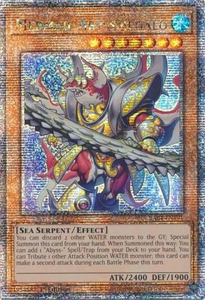 QUARTER CENTURY SECRET RARE Mermail Abyssmegalo (Quarter Century Secret Rare) (RA04-EN191) - Quarter Century Stampede 1st Edition