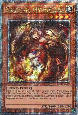 QUARTER CENTURY SECRET RARE Traptrix Myrmeleo (Quarter Century Secret Rare) (RA04-EN210) - Quarter Century Stampede 1st Edition