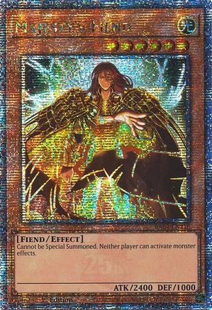 QUARTER CENTURY SECRET RARE Majesty's Fiend (Quarter Century Secret Rare) (RA04-EN216) - Quarter Century Stampede 1st Edition