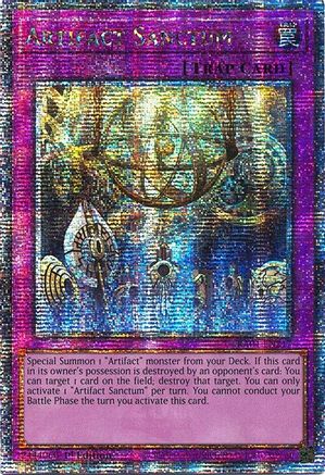 QUARTER CENTURY SECRET RARE Artifact Sanctum (Quarter Century Secret Rare) (RA04-EN217) - Quarter Century Stampede 1st Edition