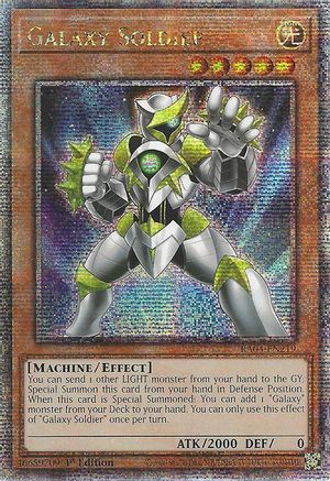 QUARTER CENTURY SECRET RARE Galaxy Soldier (Quarter Century Secret Rare) (RA04-EN219) - Quarter Century Stampede 1st Edition