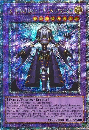 QUARTER CENTURY SECRET RARE El Shaddoll Construct (Quarter Century Secret Rare) (RA04-EN229) - Quarter Century Stampede 1st Edition