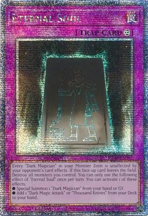 QUARTER CENTURY SECRET RARE Eternal Soul (Quarter Century Secret Rare) (RA04-EN247) - Quarter Century Stampede 1st Edition