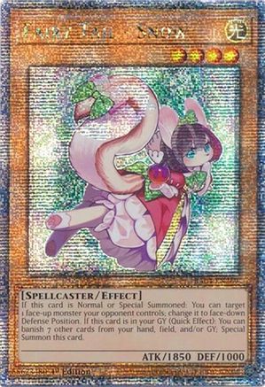QUARTER CENTURY SECRET RARE Fairy Tail - Snow (Quarter Century Secret Rare) (RA04-EN269) - Quarter Century Stampede 1st Edition