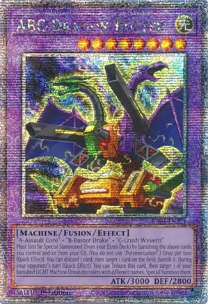 QUARTER CENTURY SECRET RARE ABC-Dragon Buster (Quarter Century Secret Rare) (RA04-EN271) - Quarter Century Stampede 1st Edition