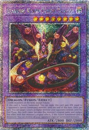 QUARTER CENTURY SECRET RARE Starving Venom Fusion Dragon (Quarter Century Secret Rare) (RA04-EN272) - Quarter Century Stampede 1st Edition