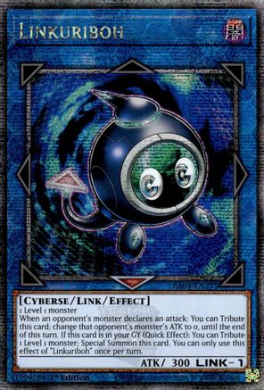QUARTER CENTURY SECRET RARE Linkuriboh (Quarter Century Secret Rare) (RA04-EN291) - Quarter Century Stampede 1st Edition