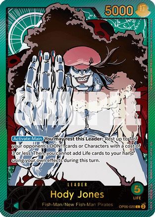 Hody Jones (SPR) (OP06-020) - Extra Booster: Anime 25th Collection