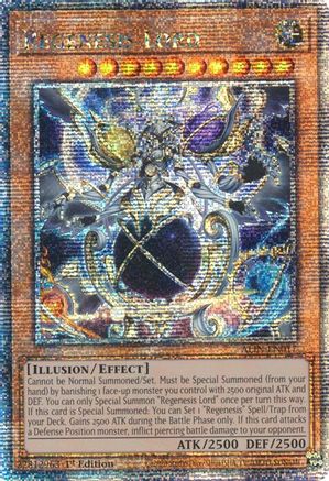 QUARTER CENTURY SECRET RARE Regenesis Lord (Quarter Century Secret Rare) (ALIN-EN017) - Alliance Insight 1st Edition