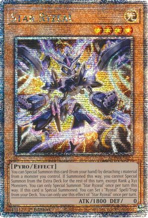 QUARTER CENTURY SECRET RARE Star Ryzeal (Quarter Century Secret Rare) (ALIN-EN022) - Alliance Insight 1st Edition