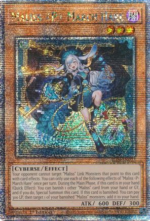 QUARTER CENTURY SECRET RARE Maliss P March Hare (Quarter Century Secret Rare) (ALIN-EN023) - Alliance Insight 1st Edition