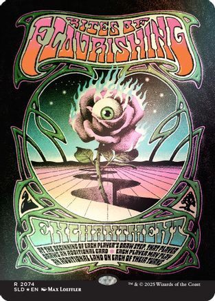 FOIL Rites of Flourishing (2074) (Rainbow Foil) (SLD-2074) - Secret Lair Drop Series - Magic The Gathering