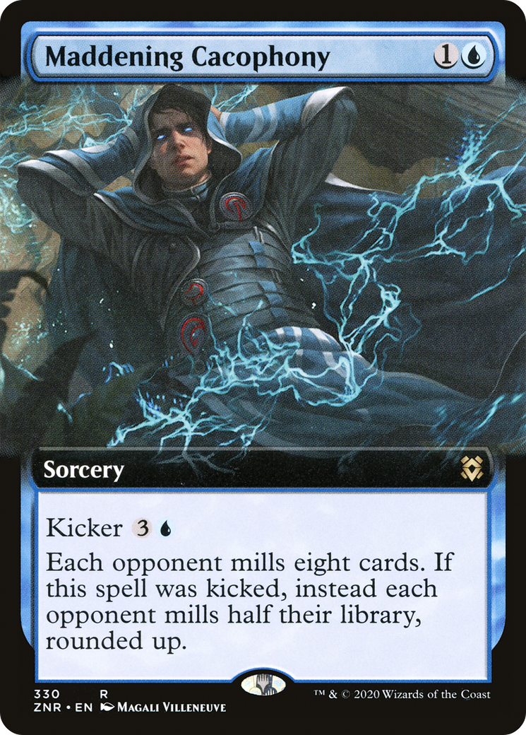 Maddening Cacophony (Extended Art) (ZNR-330) - Zendikar Rising - Magic The Gathering