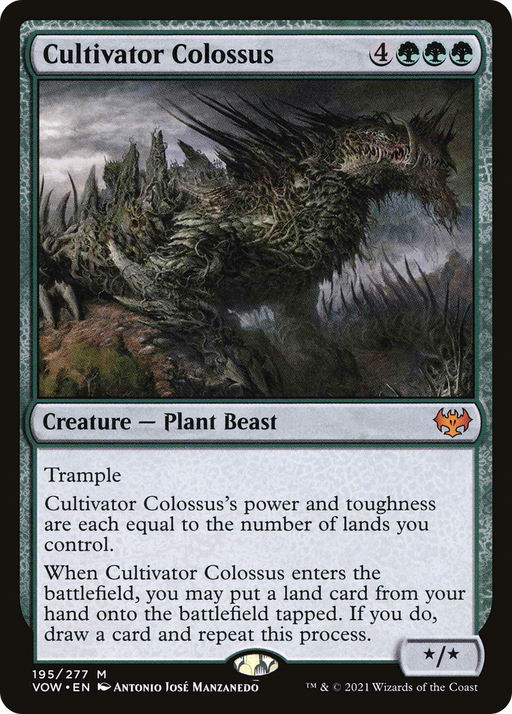 Cultivator Colossus (VOW-195) - Innistrad: Crimson Vow - Magic The Gathering