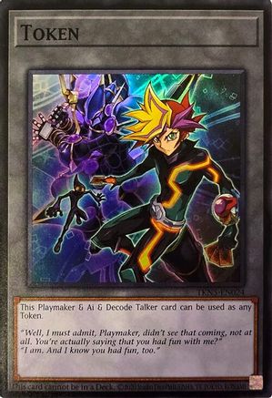 SUPER RARE Token: Playmaker & Ai & Decode Talker (TKN5-EN024) - Alliance Insight Unlimited