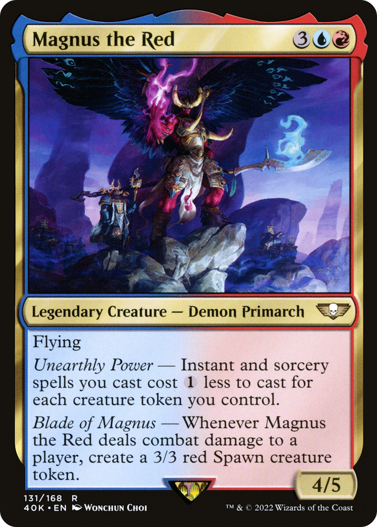 Magnus the Red (40K-131) - Warhammer 40,000 Commander - Magic The Gathering