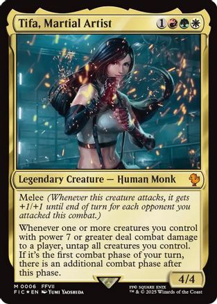 Tifa, Martial Artist (FIC-006) - Commander: FINAL FANTASY - Magic The Gathering