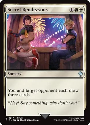 FOIL Secret Rendezvous (0217) (FIC-217) - Commander: FINAL FANTASY - Magic The Gathering