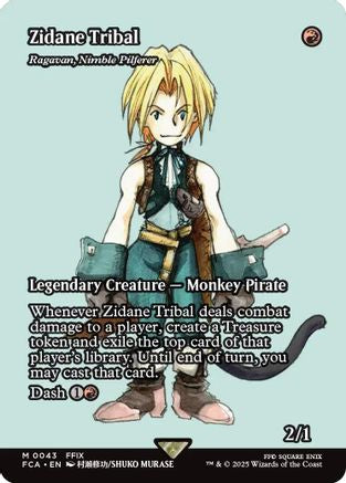 Zidane Tribal - Ragavan, Nimble Pilferer (Showcase) (FCA-043) - FINAL FANTASY: Through the Ages - Magic The Gathering