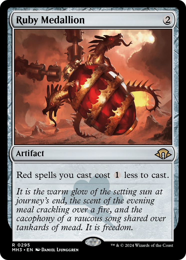 Ruby Medallion (MH3-295) - Modern Horizons 3 - Magic The Gathering