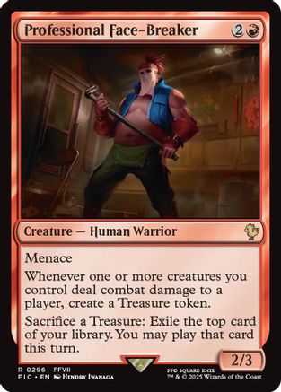 Professional Face-Breaker (FIC-296) - Commander: FINAL FANTASY - Magic The Gathering