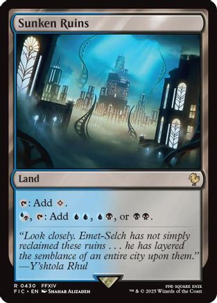 Sunken Ruins (FIC-430) - Commander: FINAL FANTASY - Magic The Gathering