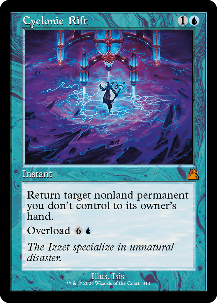 Cyclonic Rift (Retro Frame) (RVR-313) - Ravnica Remastered - Magic The Gathering