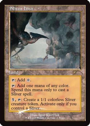 FOIL Sliver Hive (Retro Frame) (SLD-002) - Secret Lair Drop Series - Magic The Gathering