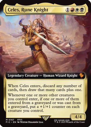 FOIL Celes, Rune Knight (FIC-167) - Commander: FINAL FANTASY - Magic The Gathering