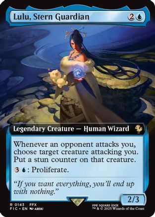 Lulu, Stern Guardian (Extended Art) (FIC-143) - Commander: FINAL FANTASY - Magic The Gathering