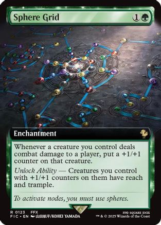 Sphere Grid (Extended Art) (FIC-123) - Commander: FINAL FANTASY - Magic The Gathering