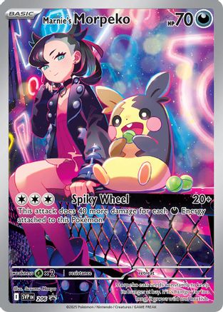 Marnieâ€™s Morpeko 206 - SV Scarlet & Violet Promo Cards Holofoil