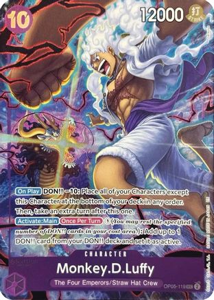 Monkey.D.Luffy (119) (English Version 2nd Anniversary Set) (OP05-119) - One Piece Promotion Cards One Piece