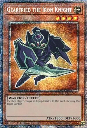 STARLIGHT RARE Gearfried the Iron Knight (Starlight Rare) (BLMM-EN004) - Battles of Legend: Monster Mayhem 1st Edition