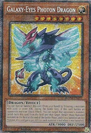 STARLIGHT RARE Galaxy-Eyes Photon Dragon (Starlight Rare) (BLMM-EN007) - Battles of Legend: Monster Mayhem 1st Edition