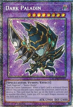 STARLIGHT RARE Dark Paladin (Starlight Rare) (BLMM-EN008) - Battles of Legend: Monster Mayhem 1st Edition